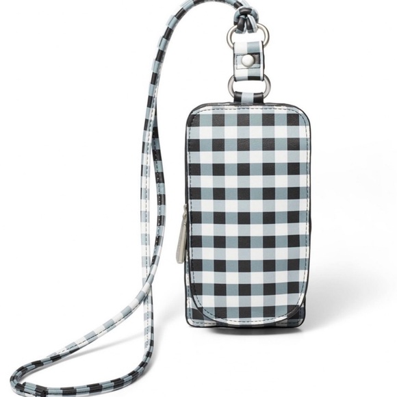 Sandy Liang Handbags - SANDY LIANG X TARGET Black & White Gingham Phone Crossbody Mini Bag Wallet - NEW